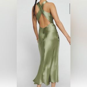 Sage Green Reformation Dress